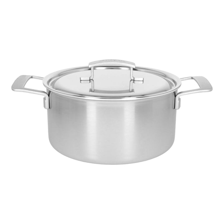 Demeyere Industry 5 Bratentopf mit Deckel 24 cm; 5,2Liter; 18/10 Edelstahl