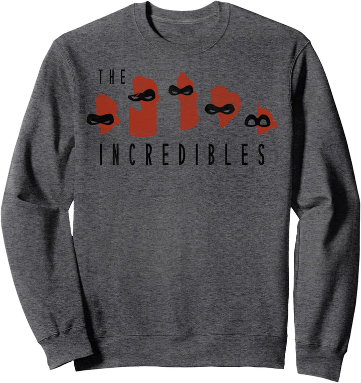 Disney Pixar Incredibles Family Faces Poster Sweatshirt