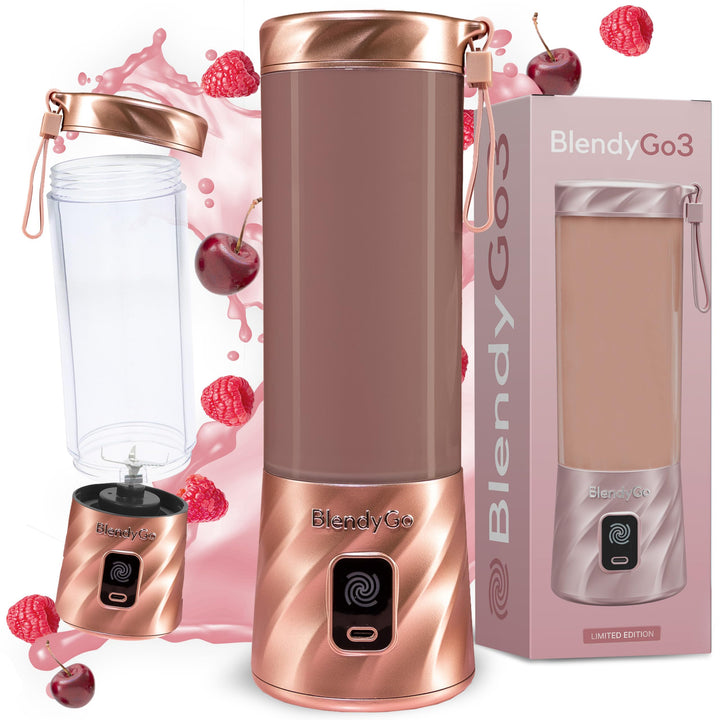 BlendyGo 3 Tragbarer Mixer, Blender, Mini Standmixer, 550 ml, Smoothie maker, Mixer smoothie maker t