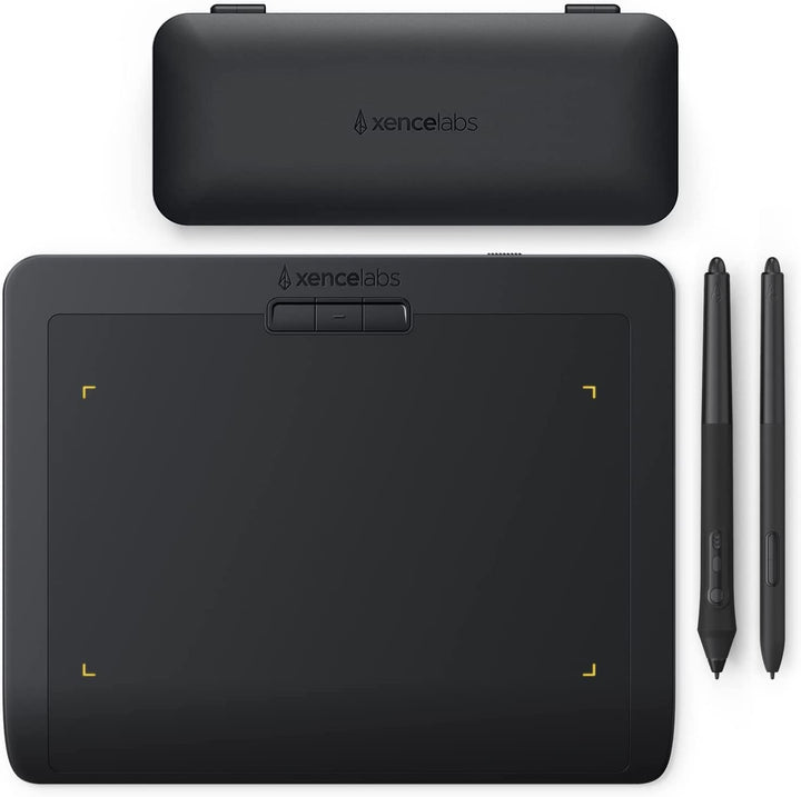 XENCELABS Grafiktablett Wireless Zeichentablett, Ultradünnes Tragbares Kabelloses Stifttablett mit 2