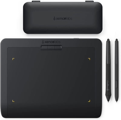 XENCELABS Grafiktablett Wireless Zeichentablett, Ultradünnes Tragbares Kabelloses Stifttablett mit 2