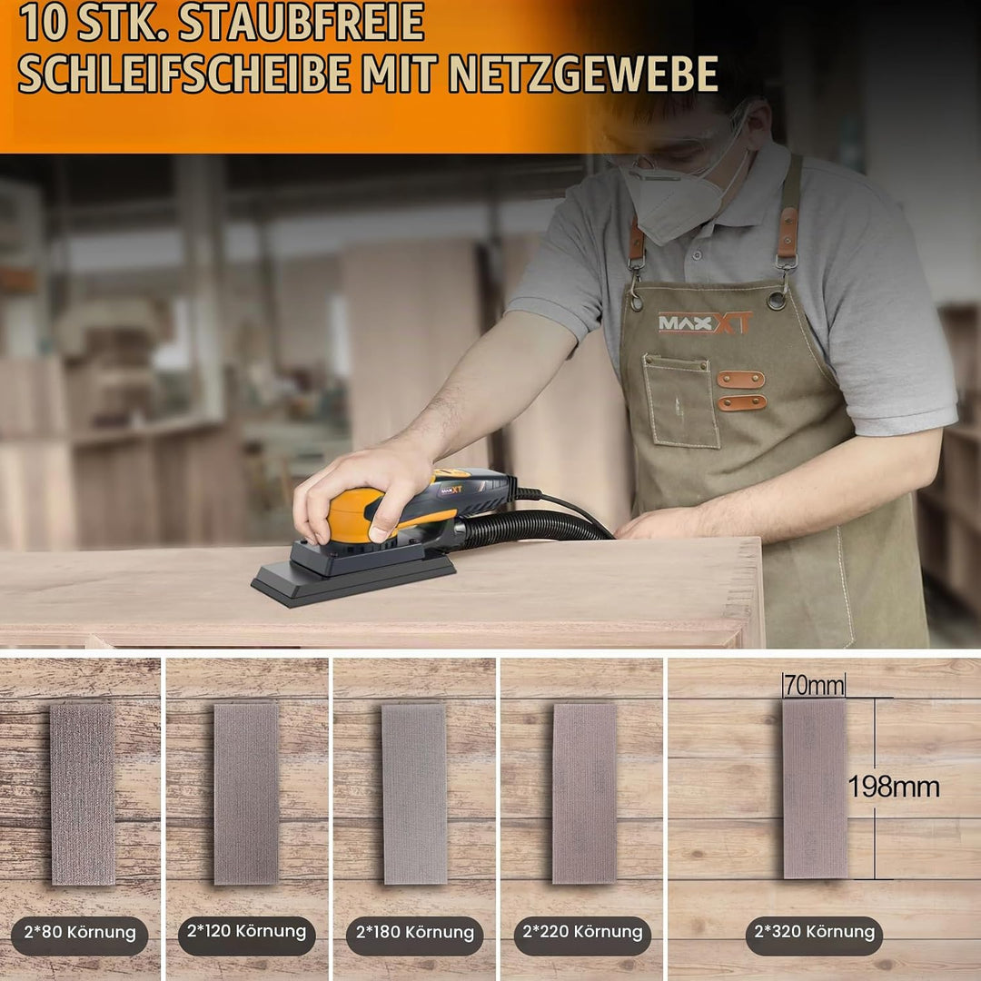 Bürstenlose Elektroschleifer 3.0 MAXXT 350W, einstellbare Geschwindigkeit 4000-10000/Umin, automatis