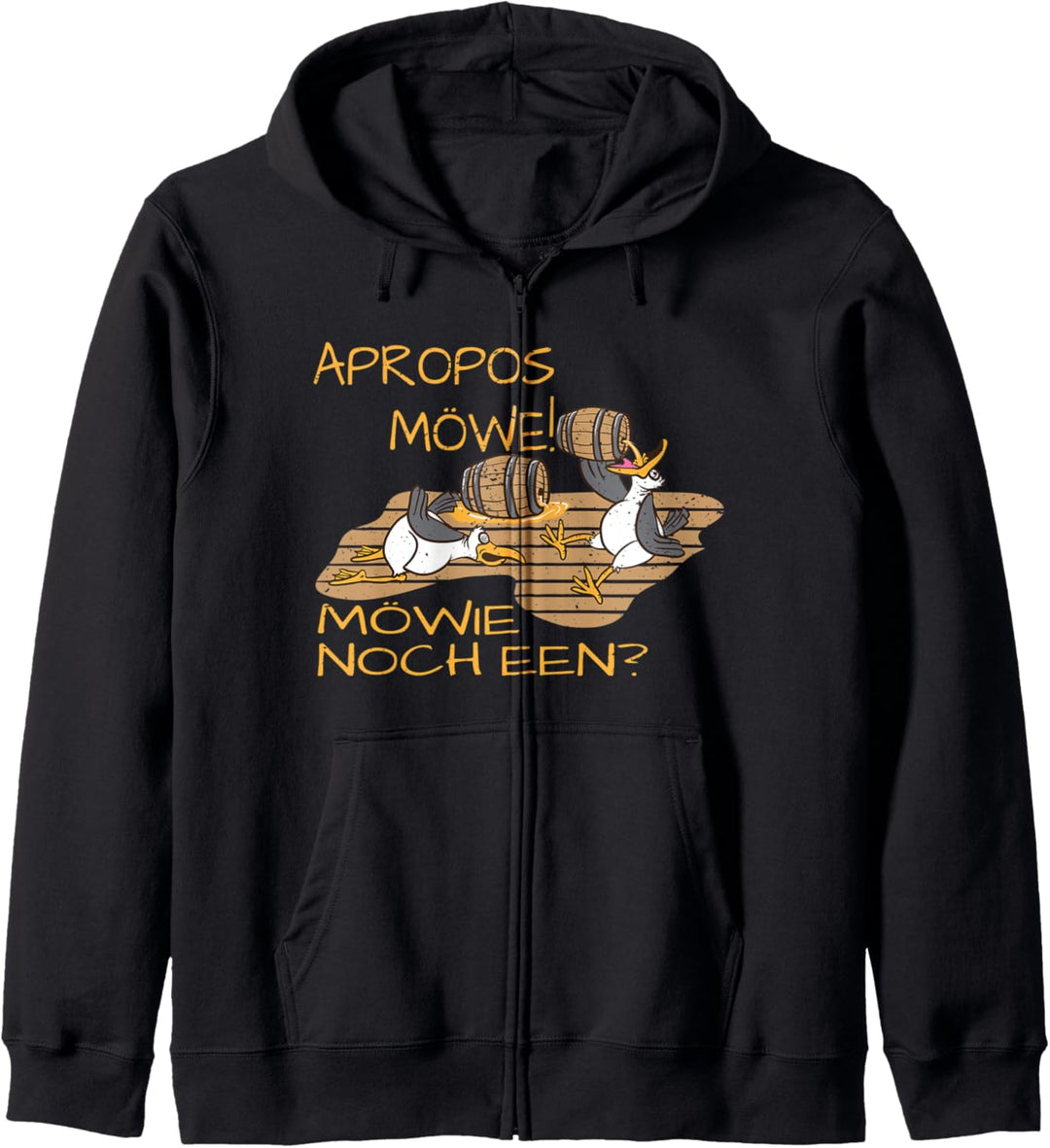 Apropos Möwe Möwie noch een Sabbel nich dat geit Norden Kapuzenjacke