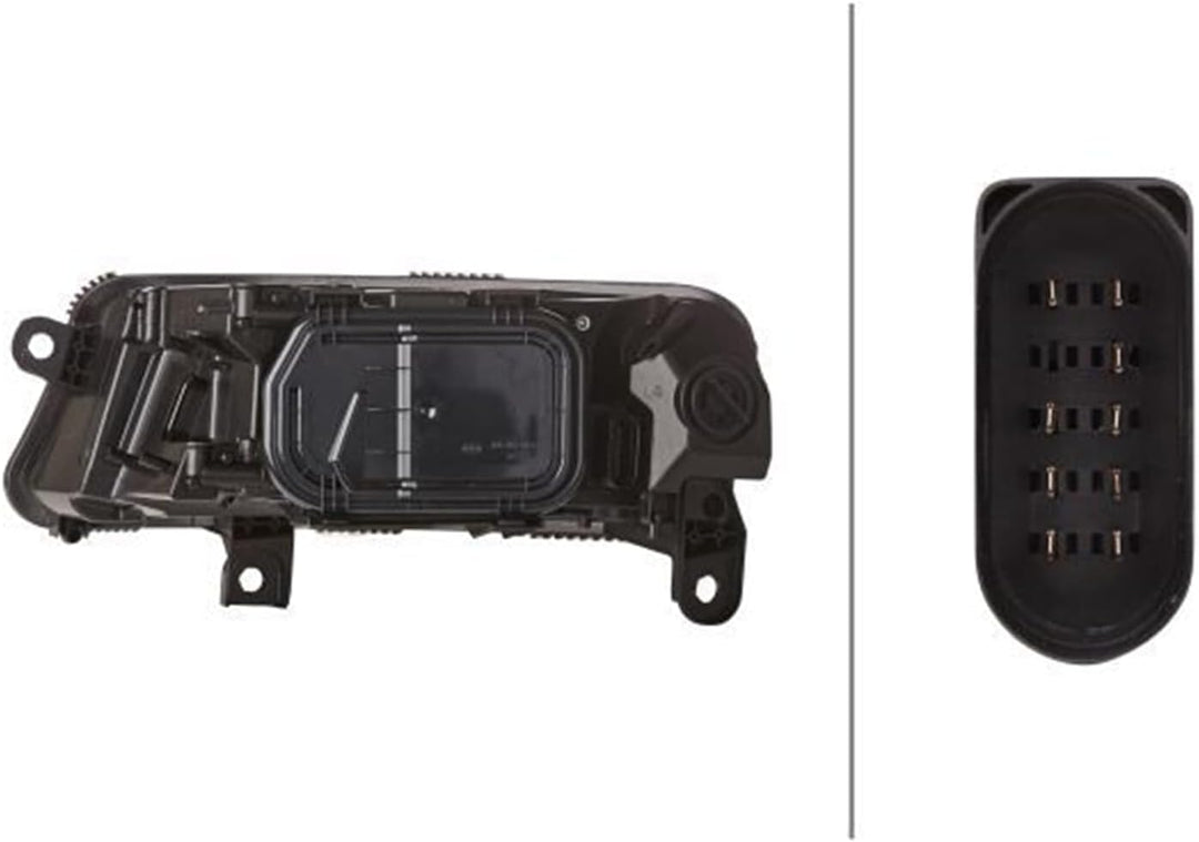 HELLA 1EE 008 880-021 Halogen-Hauptscheinwerfer - rechts - für u.a. Audi A6 Avant (4F5, C6) Rechts (