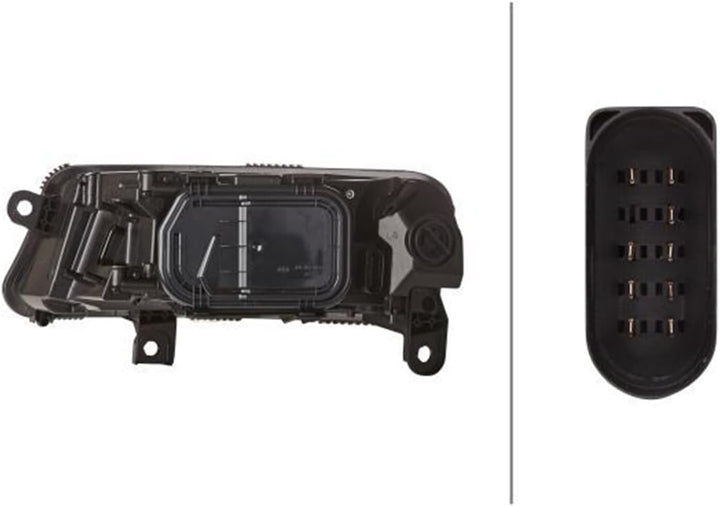 HELLA 1EE 008 880-021 Halogen-Hauptscheinwerfer - rechts - für u.a. Audi A6 Avant (4F5, C6) Rechts (
