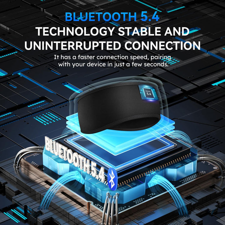 LC-dolida Schlafkopfhörer Bluetooth Stirnband Kopfhörer, Schlafkopfhörer Seitenschläfer Schlaf zum K