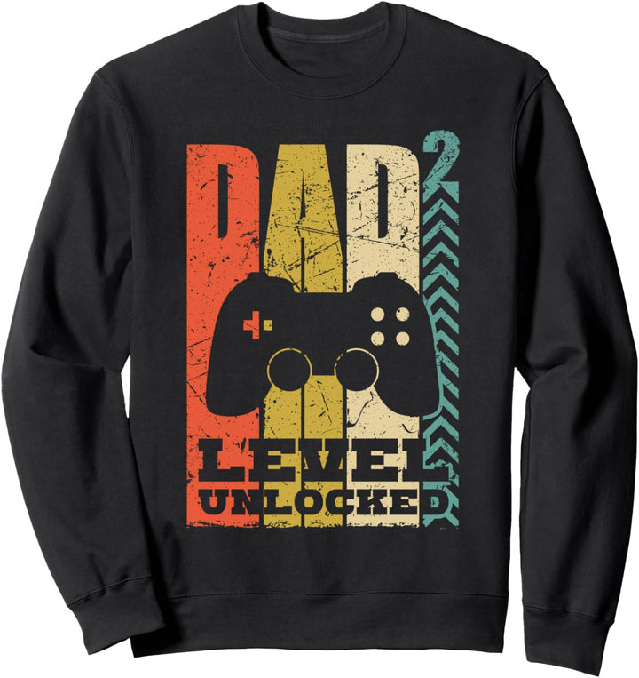 zweifacher Papa Zwillinge Gamer Vater 2 Kinder Zocker Sweatshirt