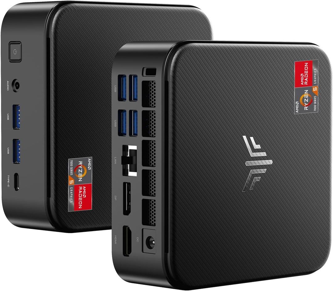 NiPoGi AM16 Mini PC ΑΜD Ryzen 5 PRO 5675U(Besser als 5560U/5600U,6C/12T, Max.4,3GHz),Mini Computer 3
