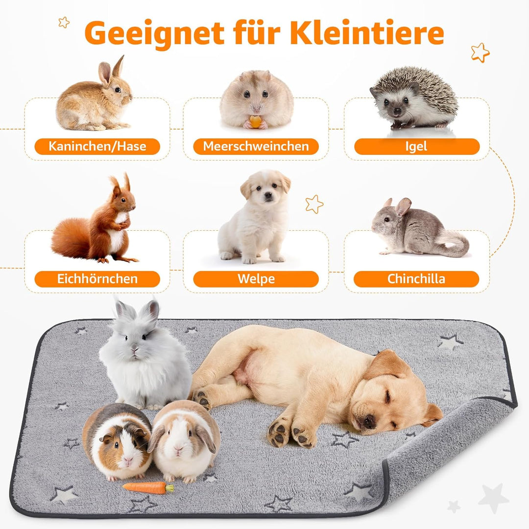 PICK FOR LIFE 60x90cm wasserdichte &amp; Schnell Saugfähige PIPI Pads für Meerschweinchen und Kaninchen