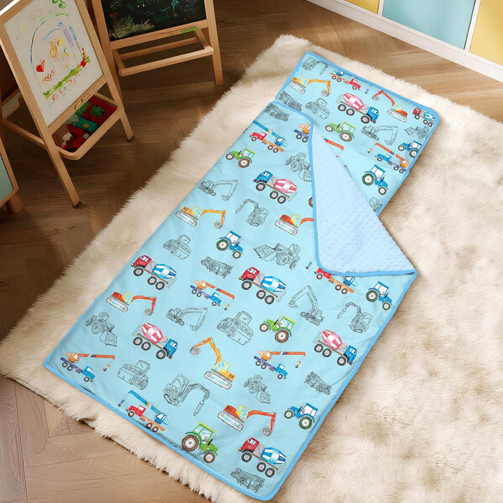 Schlafsack Kinder,Warm Kinderschlafsack mit Kissen Abnehmbar und Decke für Mädchen Jungen, Faltbare