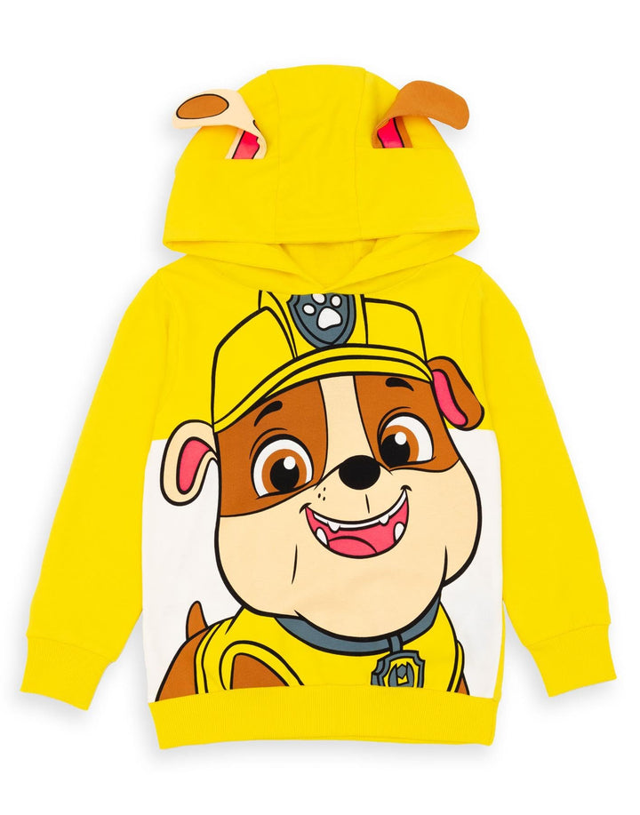 PAW PATROL Kids Hoodie Chase Marshall Skye Everest ODER Rubble 3D Ohren Pullover 2-3 Jahre Rubble, 2