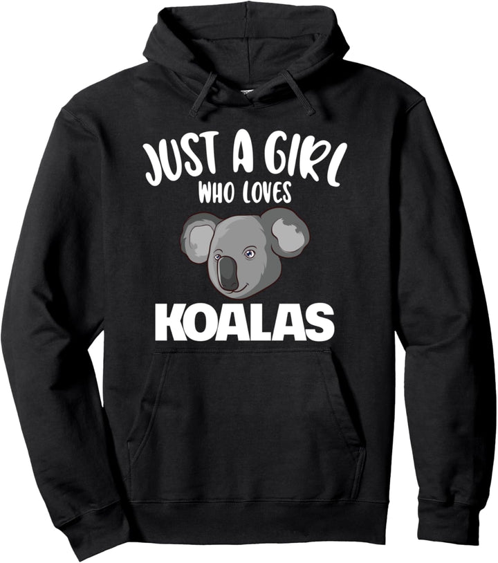 Just A Girl Who Loves Koala Bear Pullover Hoodie
