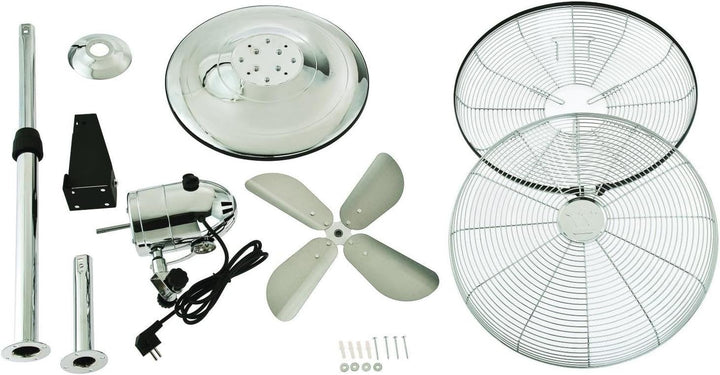 Westinghouse Lighting Silver Stream/ 40 cm, 3in1 Portable Ventilator, Installation als Tisch-, Stand