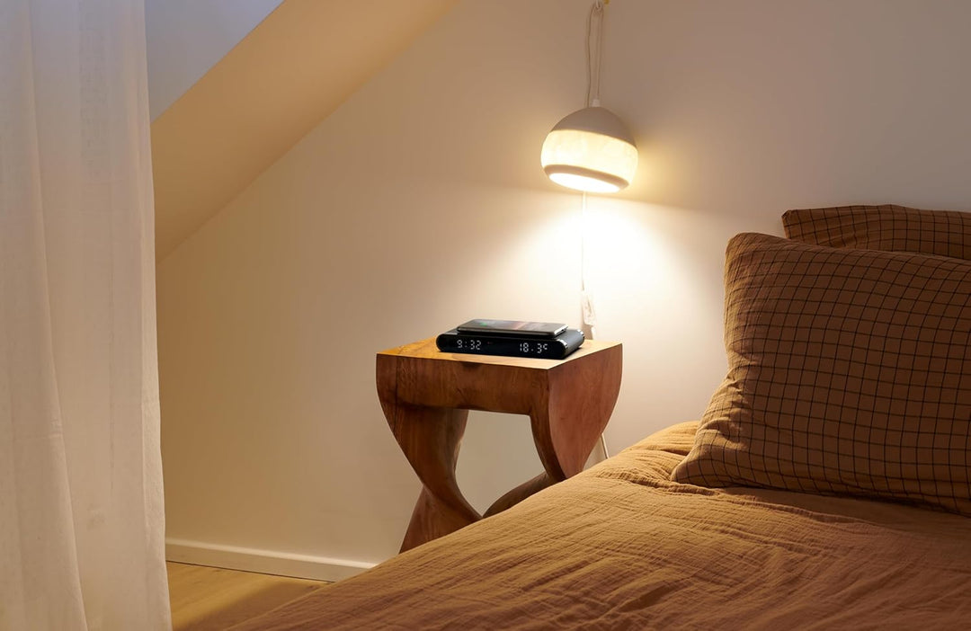 Wecker mit kabelloser Ladestation + Temperaturanzeige + USB-Ladegerät Thomson CT550I
