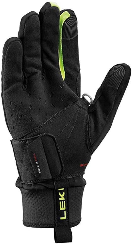 LEKI Damen PRC ThermoPlus Shark Handschuhe EU 9 black-neon yellow, EU 9 black-neon yellow