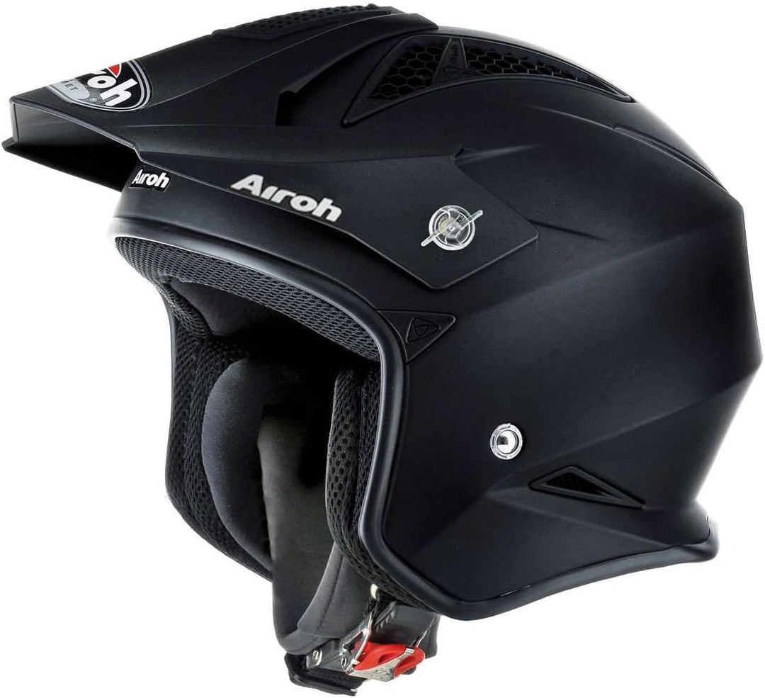 Airoh Motorrad Helm TRR, Matt Schwarz, 54-XS XS Matt Schwarz, XS Matt Schwarz