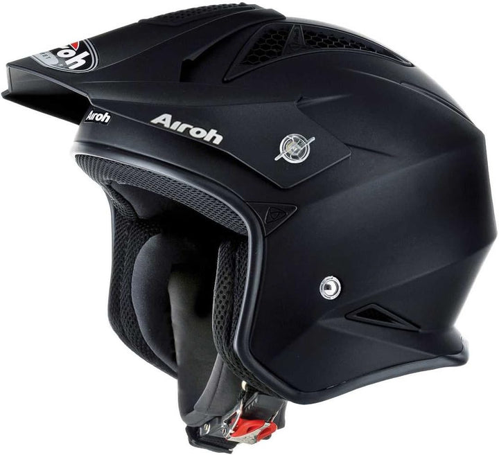 Airoh Motorrad Helm TRR, Matt Schwarz, 54-XS XS Matt Schwarz, XS Matt Schwarz