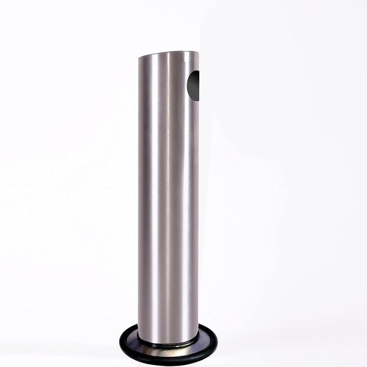 Schanksäule/Zapfsäule aus Edelstahl gebürstet 80mm H 400mm