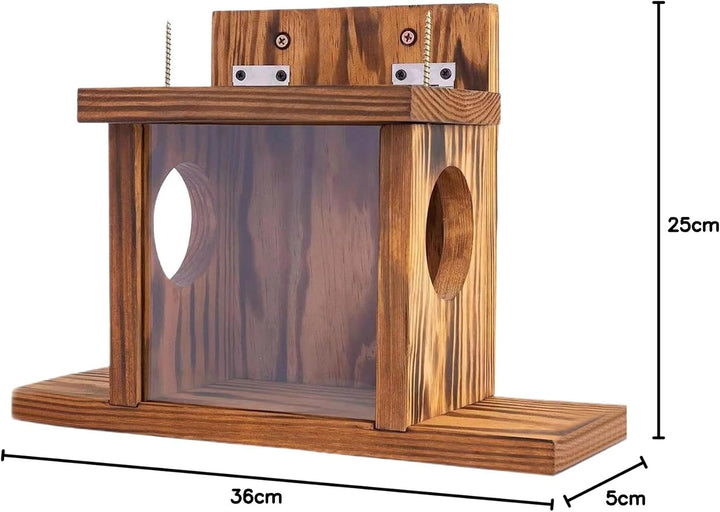 Eichhörnchen-Futterhäuschen für draussen,Eichhörnchen-Futterhaus - Chipmunk-Haus-Box,Streifenhörnche