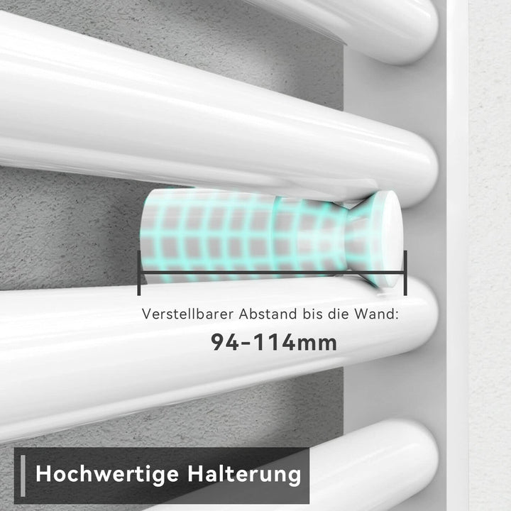 SONNI Handtuchtrockner Heizkörper Bad Mittelanschluss Handtuchwärmer Badheizkörper Weiss Gerade 50 *