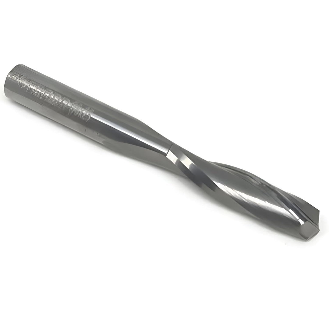 VHM Fräser, Spiralnutfräser, CNC-Fräser für Holz, MDF Z=2 Schaftfräser mit polierter Spannut (6,0 x