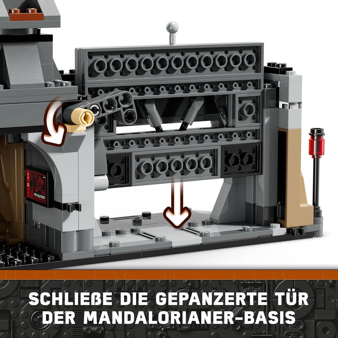 LEGO Star Wars: The Mandalorian Duell zwischen Paz Vizsla and Moff Gideon, Bauspielzeug zum Sammeln