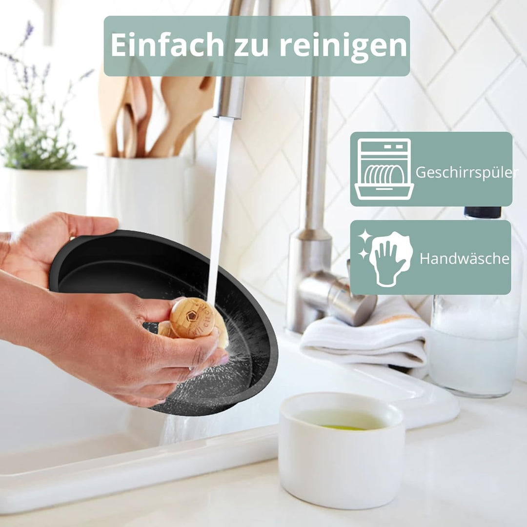COLFULINE 17PCS Heissluftfritteuse Zubehör Airfryer Zubehör klein, Luftfritteusen Zubehör mit Brotba