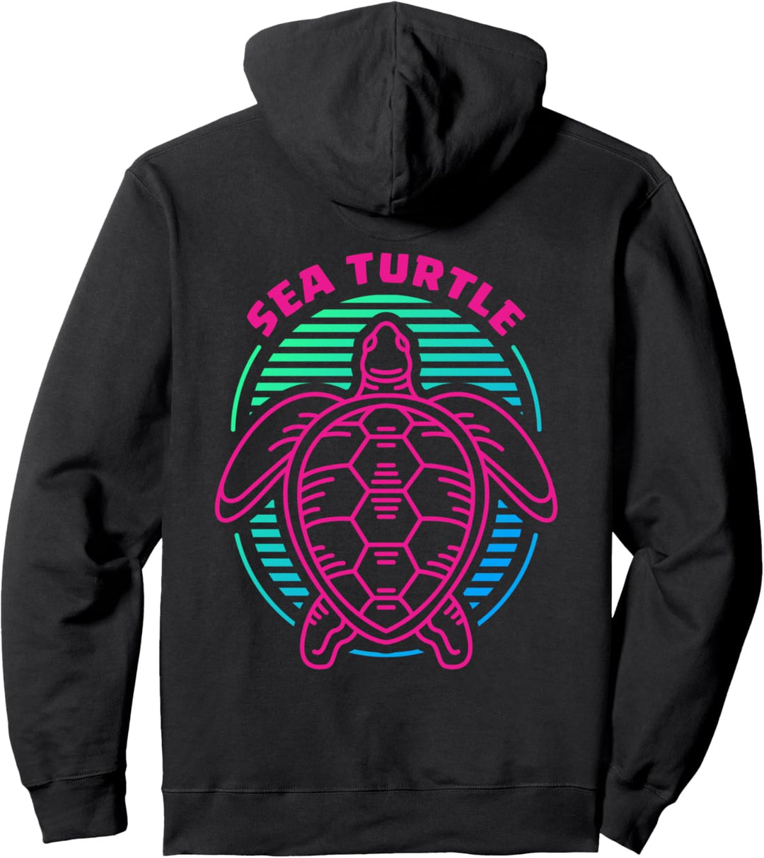 Meeres Schildkröte, Scuba, Tauchen Meer Pullover Hoodie
