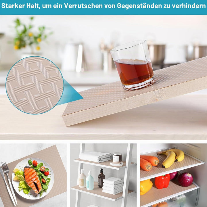 Beige Schubladenmatte Nicht Klebende Haltbarem Schubladenauskleidung Antirutschmatte Eva Material Wa