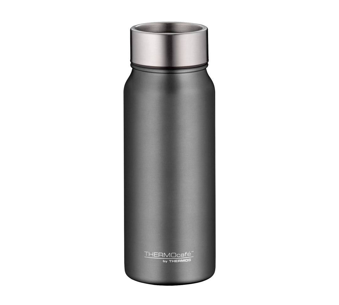 THERMOcafé by THERMOS TC DRINKING MUG stone grey mat 0,50l, Thermobecher Edelstahl, Isolierbecher, K