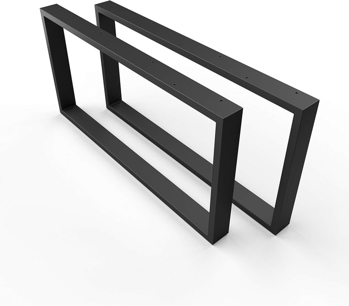 sossai® Couchtischkufen aus Stahl (pulverbeschichtet) | CKK1 | Farbe: Schwarz | Breite 60 cm x Höhe