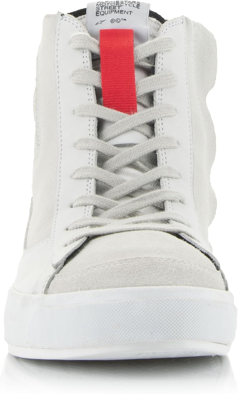 Alpinestars Stated Motorrad Schuhe, weiss/grau, 10.5 (43.5) Weiss Kühles Grau 43.5 EU, Weiss Kühles