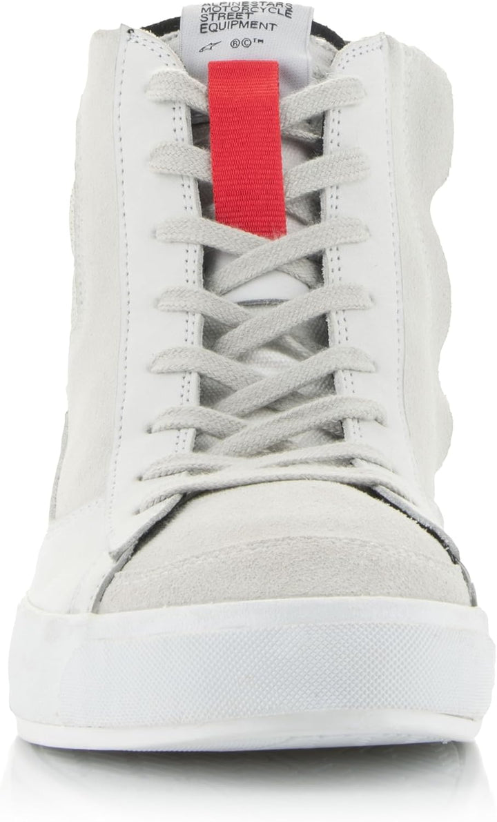 Alpinestars Stated Motorrad Schuhe, weiss/grau, 10.5 (43.5) Weiss Kühles Grau 43.5 EU, Weiss Kühles