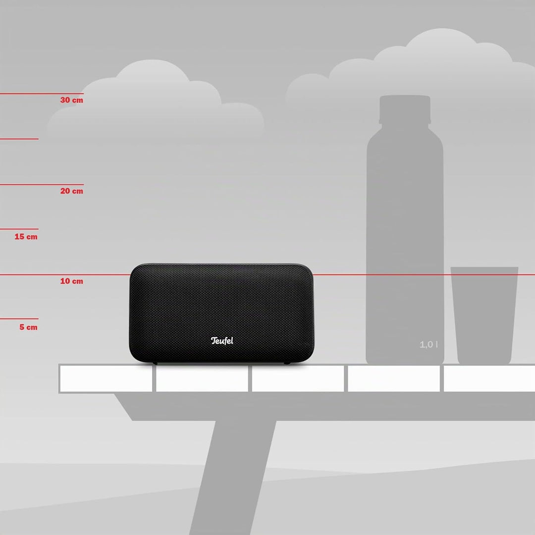 Teufel Motiv GO Voice Bluetooth Lautsprecher - Wasserdichter, Portabler W-LAN &amp; Bluetooth Speaker mi