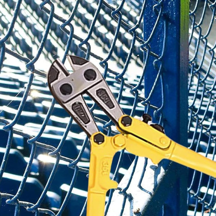 350 mm robuster Bolzenschneider: Drahtschneider aus Kohlenstoffstahl mit Kunststoffgriff, Schnittdur