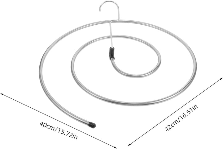 Garneck 2 x drehbare und platzsparende Wäscheständer aus Edelstahl, spiralförmig, zum Trocknen von D