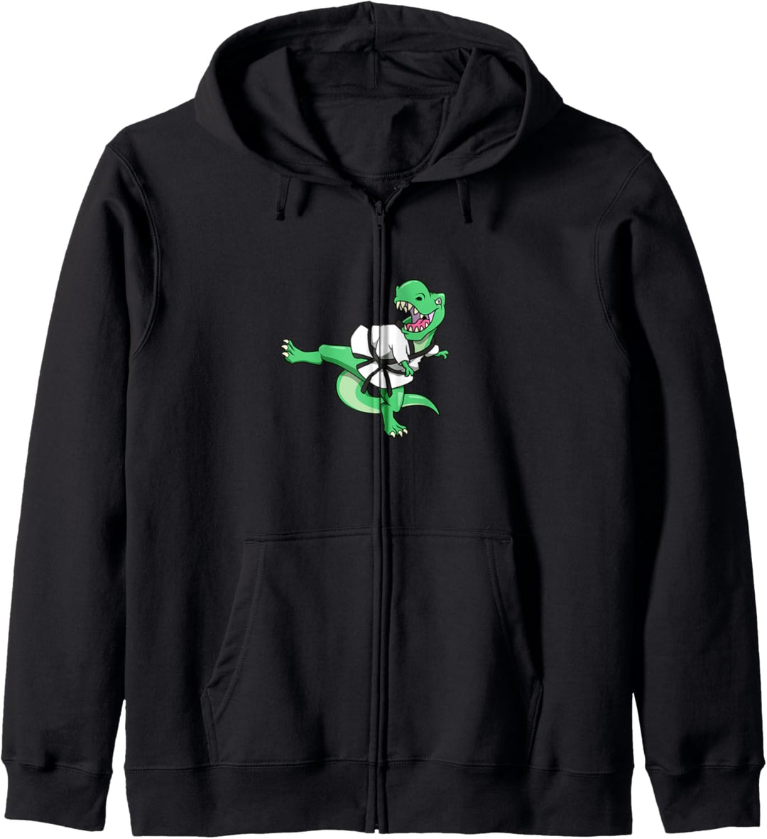 Cartoon TREX macht Hapkido Kapuzenjacke