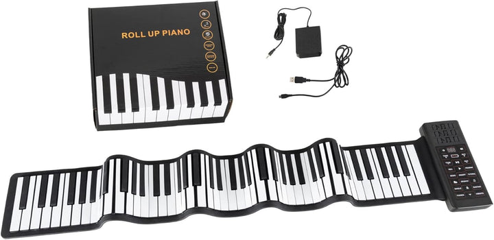 McGrey RA-88 Rollpiano - Faltbares Klavier zusammenrollbar für Transport - Li-Ionen Akku - Praktisch