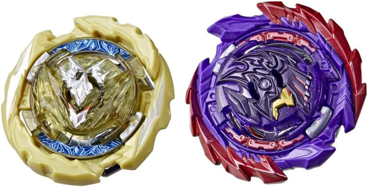 Beyblade Burst QuadDrive Berserk Balderov B7 und Cyclone Belfyre B7 Doppelpack − Battle Kreisel Mult