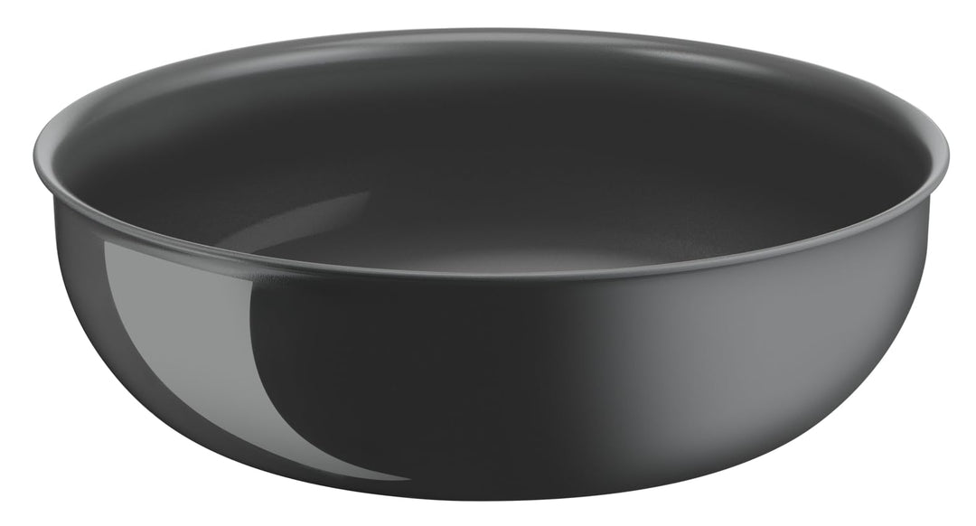 Lagostina Ingenio Vivissima, Wok aus Keramik, antihaftbeschichtet, 26 cm, mit abnehmbarem Griff, 100