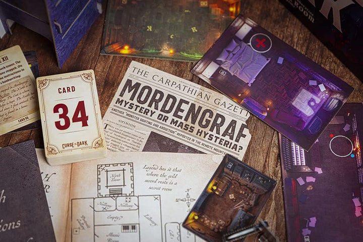 Professor Puzzle Curse of The Dark Escape Room Spiel – Untersuchen Sie das Geheimnis eines verurteil