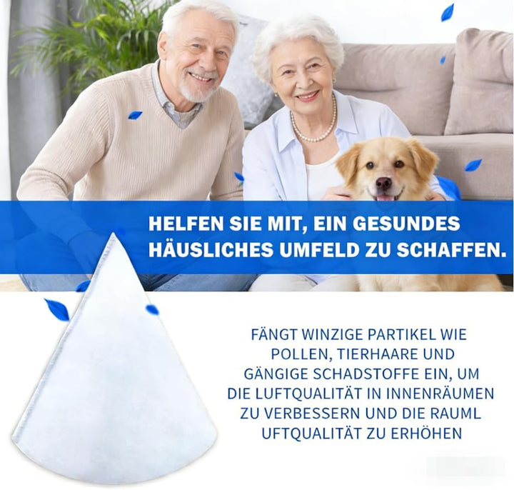 25 Stück Kegelfilter DN125, G4 Filtermatte für Lüftungsanlagen, Ersatzfilter Ø125 mm, Länge 180 mm,