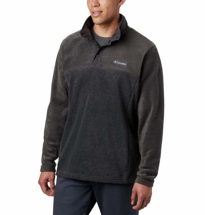 Columbia Steens Mountain Half Snap, Fleece Pullover für Herren Steens Mountain Half Snap 1 S Charcoa