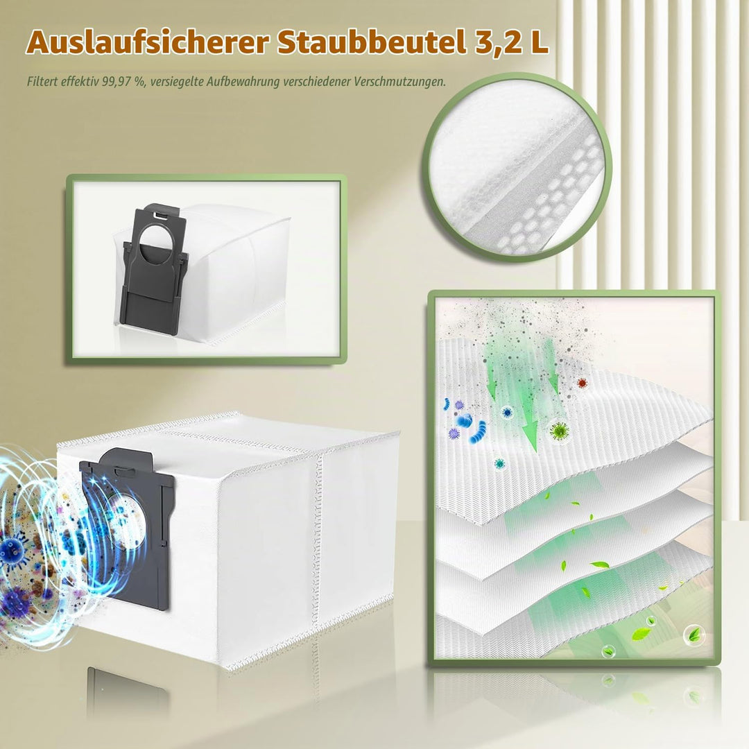 Zubehör kompatibel mit Dreame L10s Pro Ultra Heat /L10s Ultra Gen 2 /L40 Ultra AE /X30 Ultra, für Mo