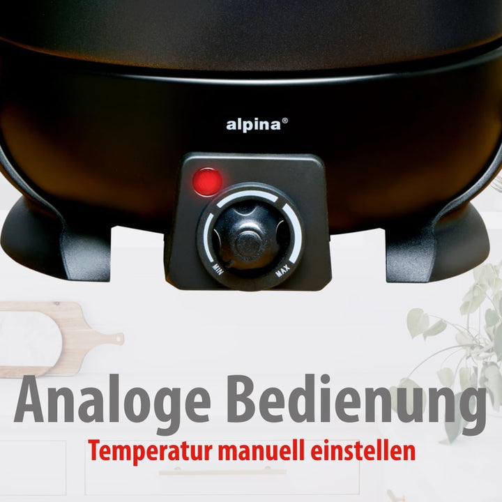 alpina 8711252270883 Fondueset, Edelstahl