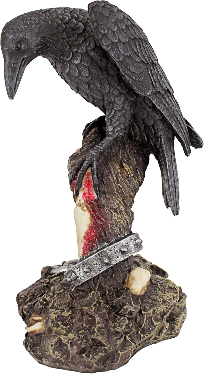 Design Toscano Des Raben Stange, Zombie-Statue Zombie-Hand, Zombie-Hand