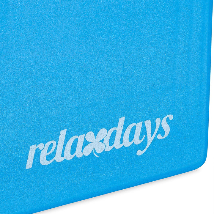 Relaxdays 10 x Yogablock, Yoga-Klötze für Yoga-Übungen, Hartschaum, rutschfest, Yoga-Würfel, HxBxT: