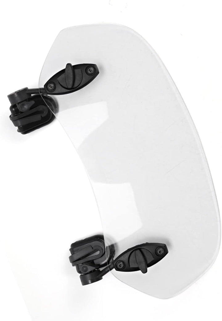 KIMISS Motorrad Windschutzscheibenverlängerung, Universal Motorcycle Adjustable Clip On Windschutzsc