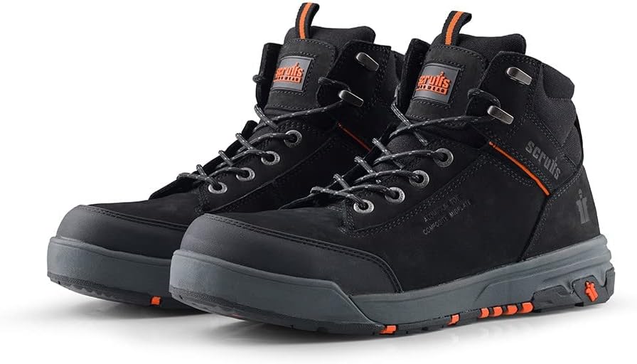 Scruffs Men's Switchback Safety Work Boot - Tan, Black & Chocolate Schwarz 46, Schwarz 46