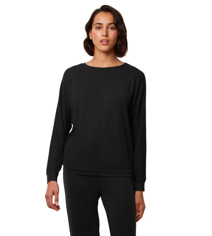 Triumph Damen Cozy Comfort Top 01 Shirt 42 Schwarz, 42 Schwarz